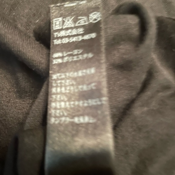 NWOT TopShop Cold shoulder Short Sleeved Top Black Size US 6 - Picture 4 of 5